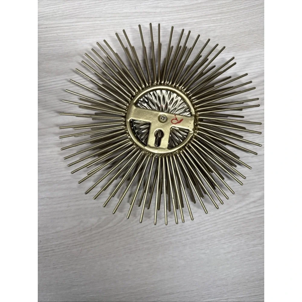 Starburst Metal MCM Wall‎ Decor Set Of 2 Wall Hanging Sun Star Excellent!